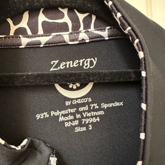 Chico’s Black and white Jacket - Picture 5 of 6